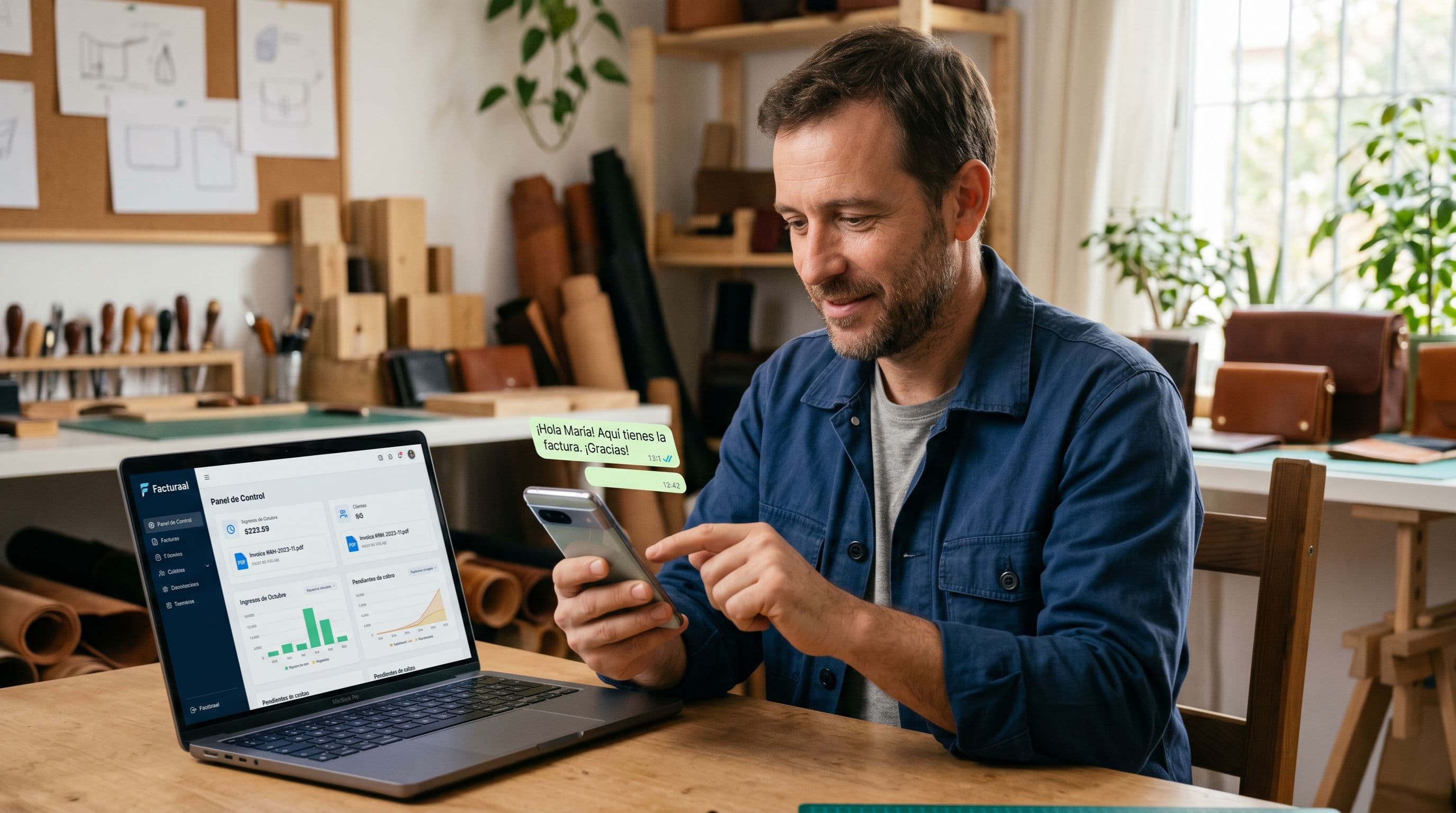 Facturaal : créez et envoyez vos factures via WhatsApp en 2 minutes