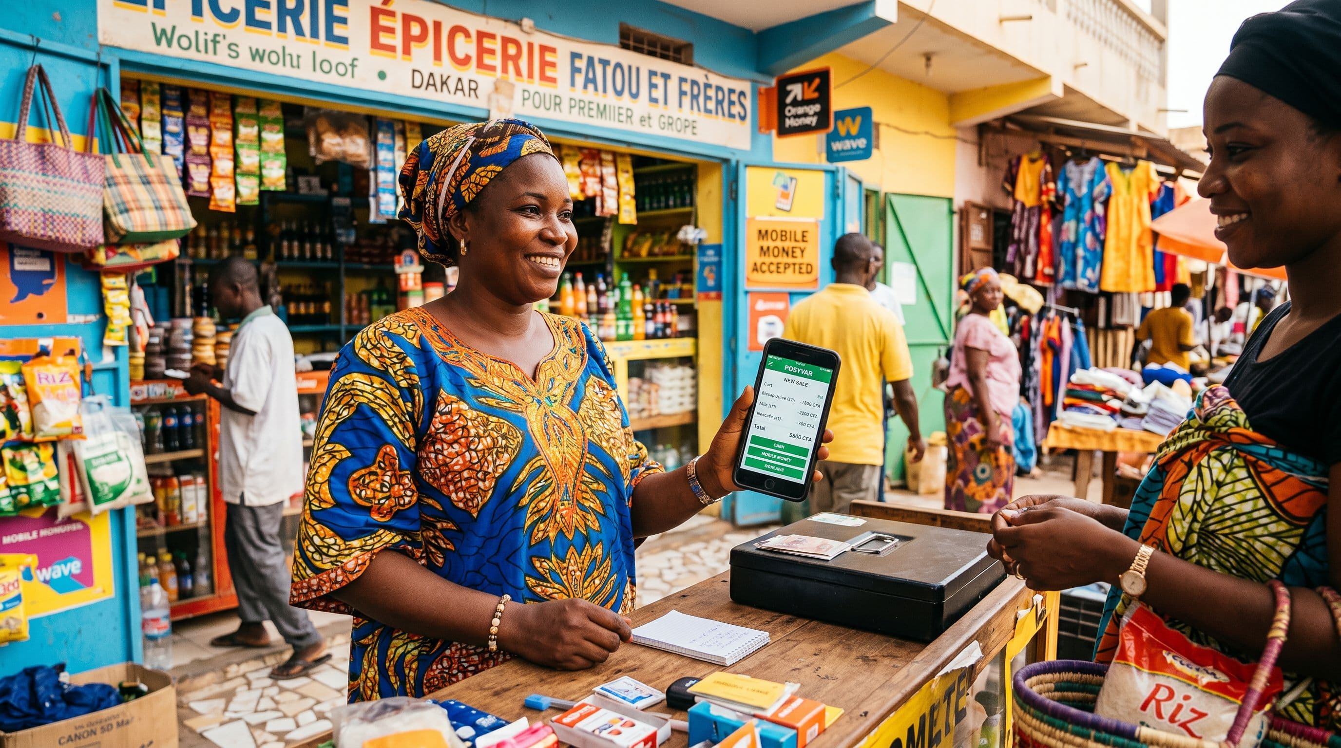 Posyvar : la caisse enregistreuse mobile pour les commerces au Sénégal