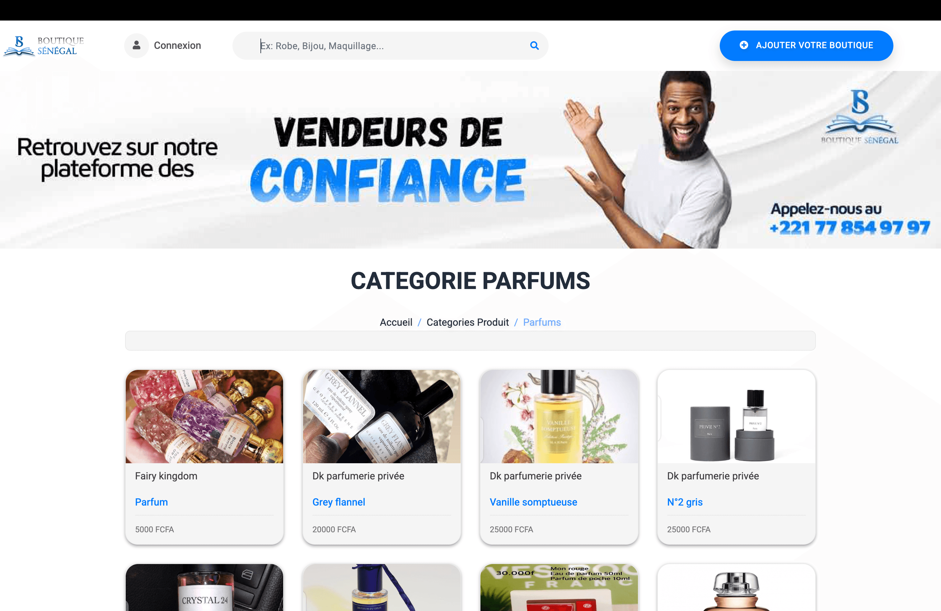 Boutique Sénégal — Annuaire de boutiques en ligne — 2