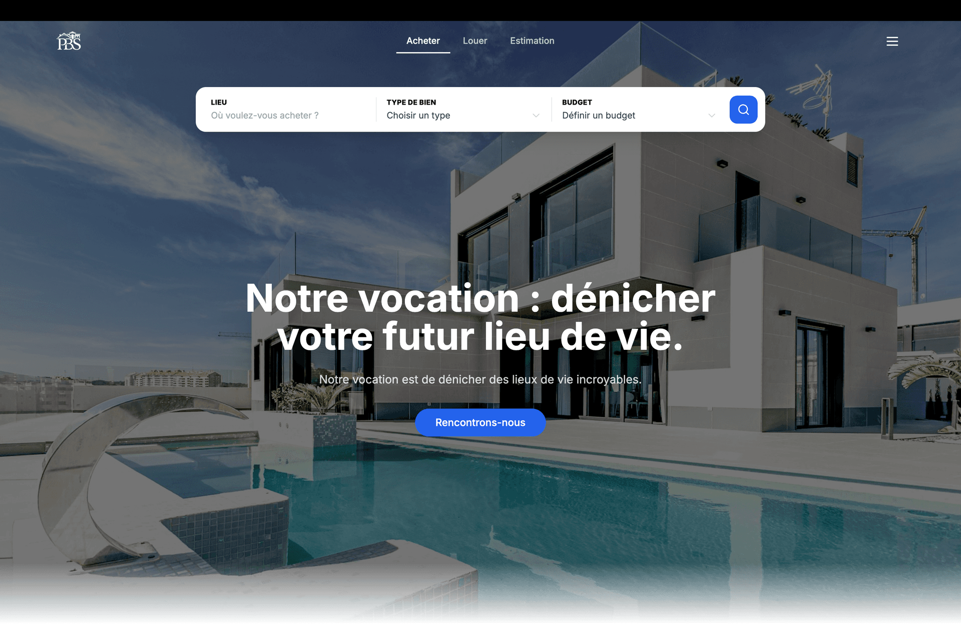 PBS Immo — Plateforme immobilière au Sénégal